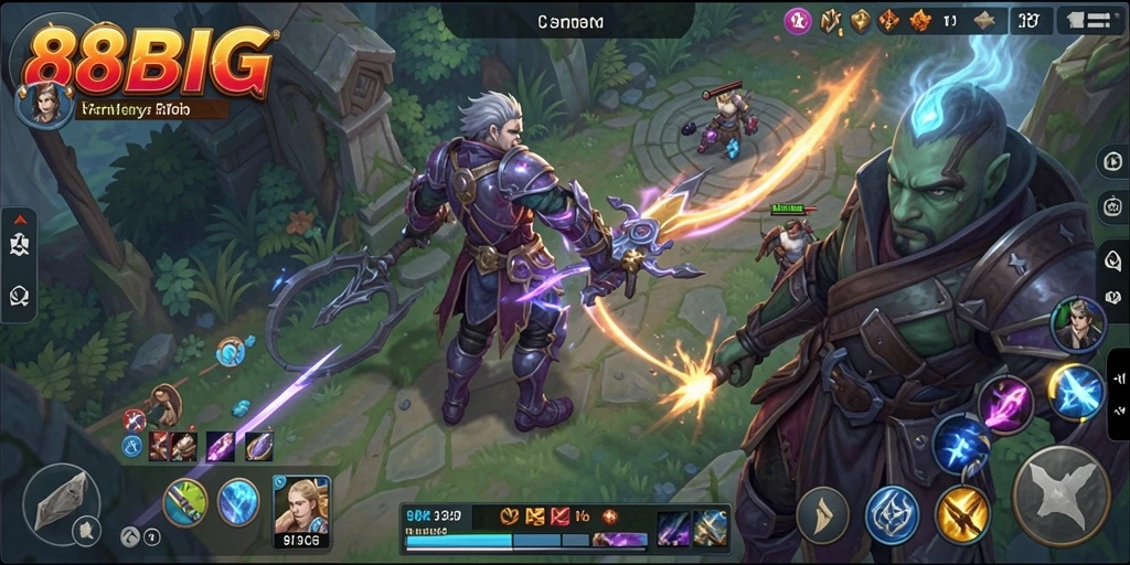 Tampilan gameplay menakjubkan dari 88BIG yang seru dan strategis.