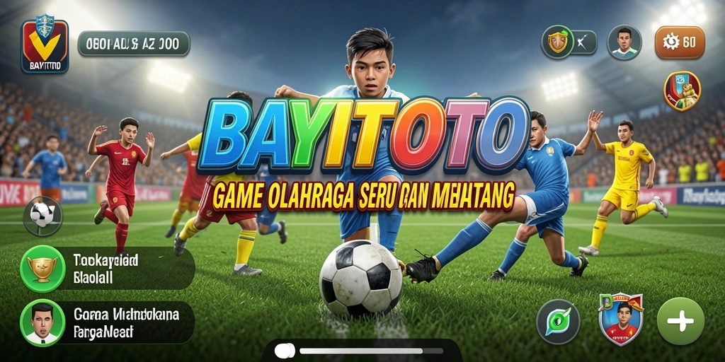 Tampilan gameplay seru dari BAYITOTO yang penuh aksi olahraga.