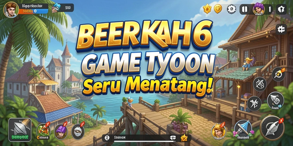 Tampilan gameplay seru dan penuh tantangan dalam BERKAH6.