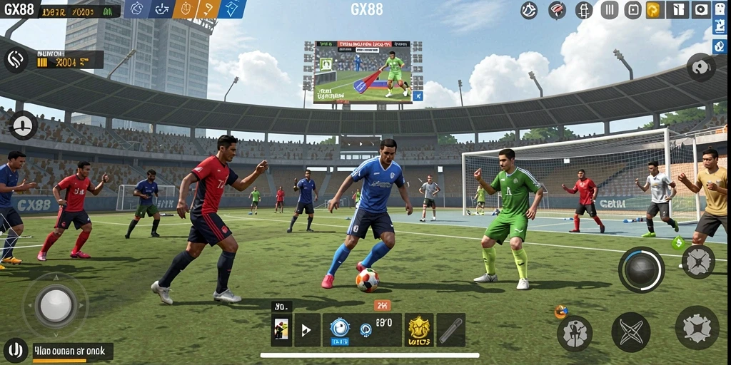 Tampilan gameplay GX88 yang menarik dan kompetitif.