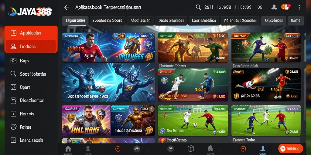 Screenshot utama JAYA388 menunjukkan tampilan taruhan olahraga yang menarik.