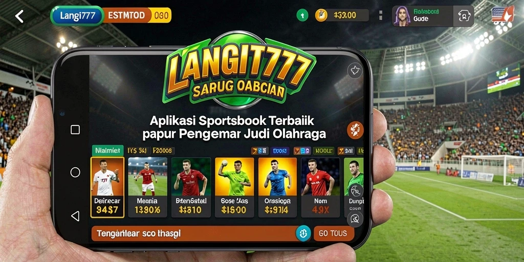 Tampilan menarik dari gameplay Sportsbook LANGIT777 dengan fitur taruhan interaktif.