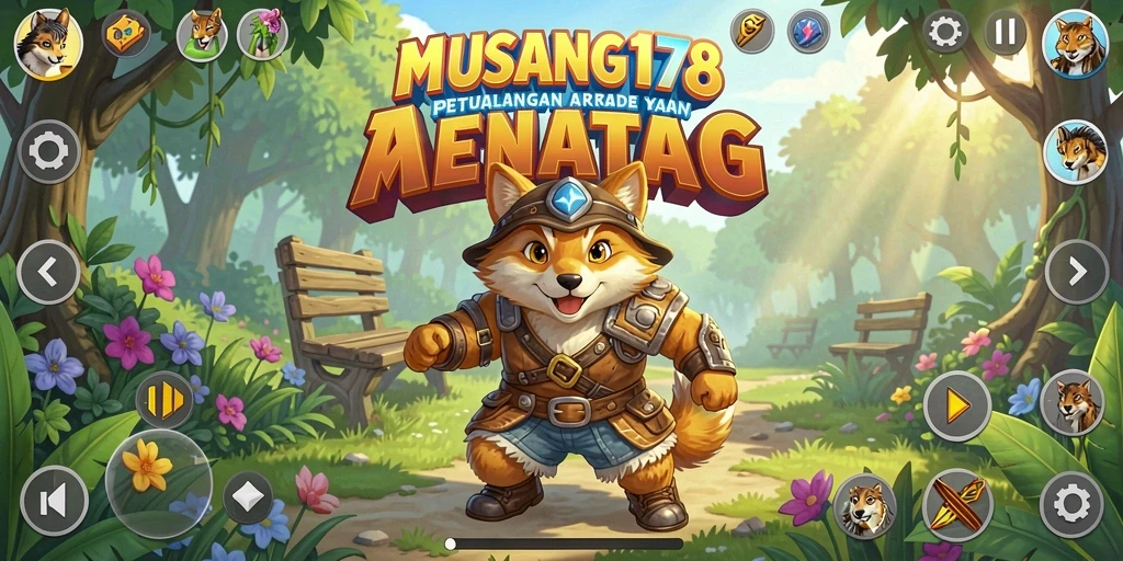 Tangkapan layar yang menampilkan gameplay seru MUSANG178.