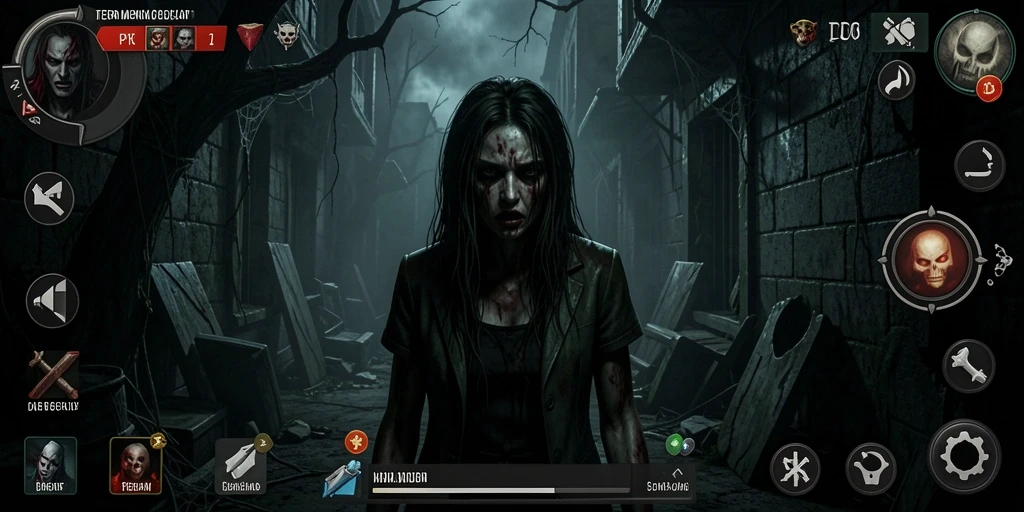 Tangkapan layar gameplay PP7 yang menegangkan dan menyeramkan.
