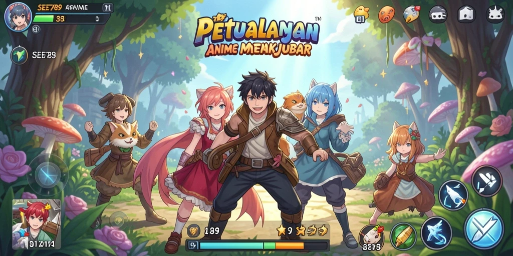 Tampilan screenshot SEE789 dengan aksi karakter Anime yang mendebarkan.