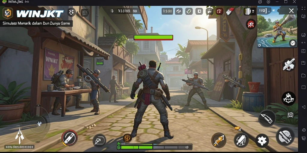 Tangkapan layar menampilkan gameplay mendalam dari WINJKT.